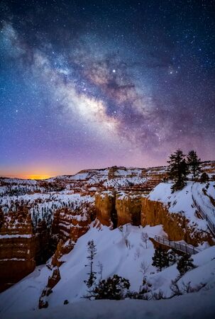 Milky Way over Bryce Canyon National Park, Utah, USA