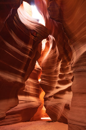 Upper Antelope Canyon, Arizona, USAの写真素材