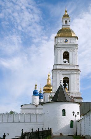 Siberian kremlin complex in ex cossack town Tobolskの写真素材