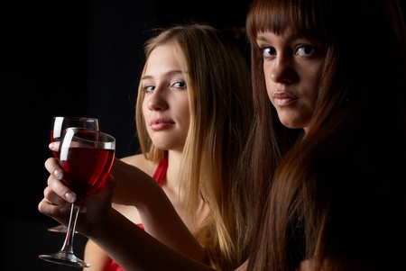 Women in cafeの写真素材