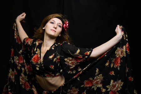 Dancing womanの写真素材