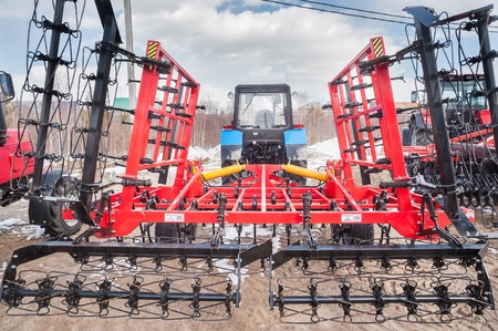 Tyumen, Russia - April 04  2014  IV Tyumen specialized exhibition  Agricultural Machinery and...