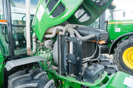Tyumen, Russia - April 04. 2014: IV Tyumen specialized exhibition \\\\\\\Agricultural Machinery and...