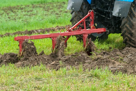 Tyumen, Russia - June 24, 2016: The 5th open championship of Russia on a plowed land. Hinged...