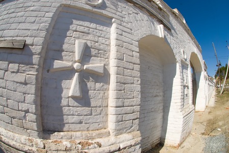 Gate of Ioanno-Vvedensky female monastery. Tobolsk districtの写真素材