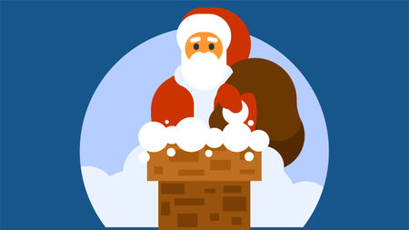 Scarecrow in a farm field isolated cartoon illustrationのイラスト素材