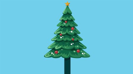 Christmas festival and decoration illustration backgroundのイラスト素材