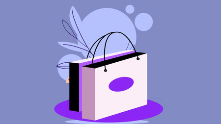 Shopping sale business isolated concept design illustrationのイラスト素材