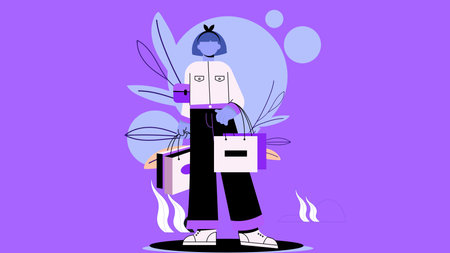 Shopping sale business isolated concept design illustrationのイラスト素材