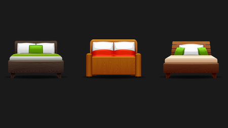 Abstract interior room furniture illustrative backgroundのイラスト素材