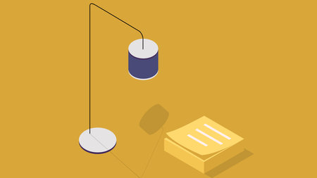 Office supplies and elements isometric illustrationのイラスト素材