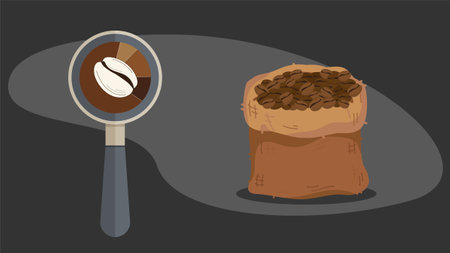 Coffee machines types and drinks illustration elementsのイラスト素材