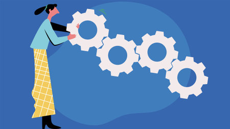 Workers productivity concept illustrationのイラスト素材