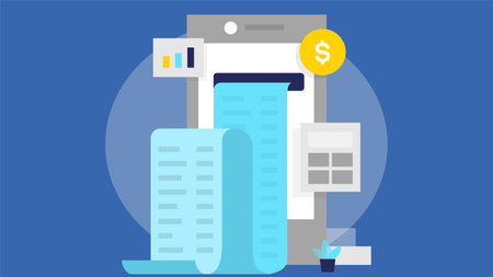 Flat design modern vector illustration concept of online banking, e-commerce, business and finance.のイラスト素材