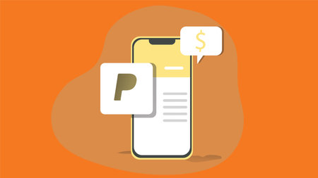 Smartphone with question mark and speech bubble. Vector illustration in flat styleのイラスト素材