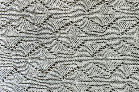 Gray sweater texure close up background