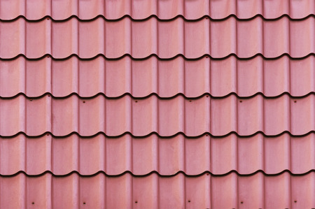 Red roof texture close upの写真素材