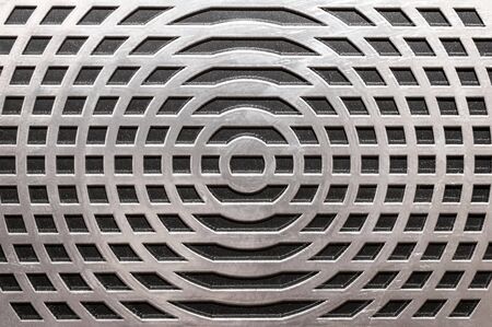 Metal decorative pattern on the wall background close upの写真素材