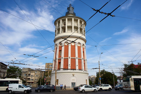 Bucharest, Romania. 13th Sep, 2024: The inauguration of the National Museum of Firemen in the former observation tower of the firemen (Foisorul de Foc)のeditorial素材