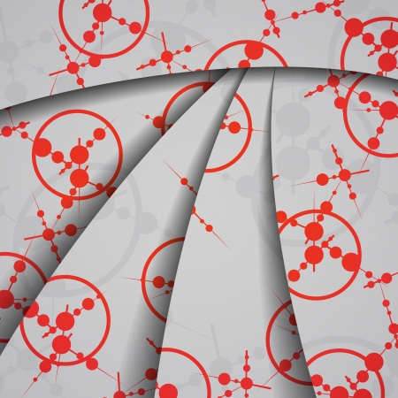 Dna colorful illustration のイラスト素材