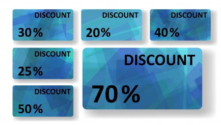 Abstract discount cardsのイラスト素材
