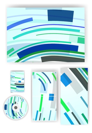 Stationery set for your designのイラスト素材