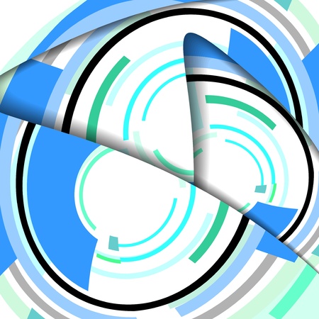 Abstract colorful illustration のイラスト素材