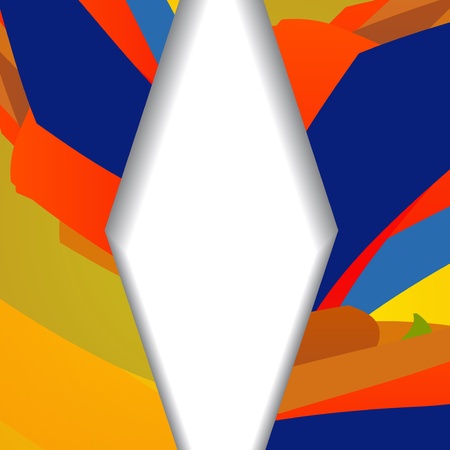 Retro abstract illustrationのイラスト素材