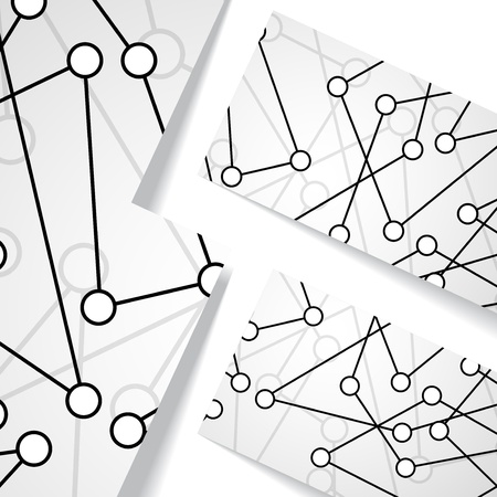 Circuit board banner for your designのイラスト素材