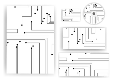 Stationery set for your designのイラスト素材