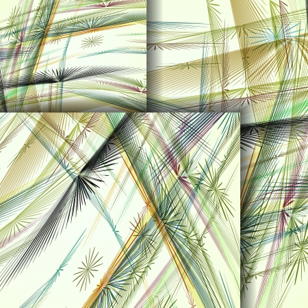 Abstract pattern of linesのイラスト素材