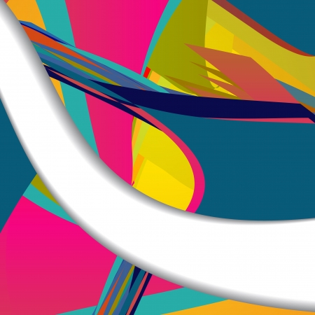 Retro abstract illustrationのイラスト素材