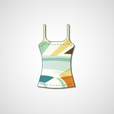 Abstract illustration on singletのイラスト素材