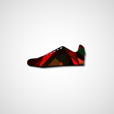 Abstract illustration on sneakers, template editable.の素材 [FY31023461952]