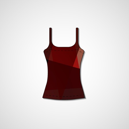 Abstract illustration on singlet, template editable.のイラスト素材