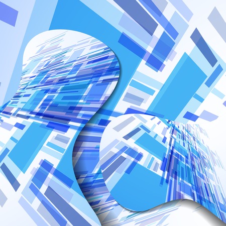 Abstract illustration, colorful digital composition.のイラスト素材