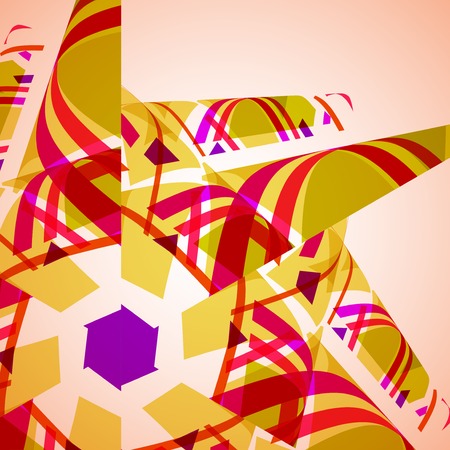 Abstract illustration, swirl background, digital composition.のイラスト素材