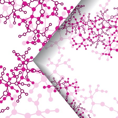 Dna colorful illustration, digital composition.のイラスト素材