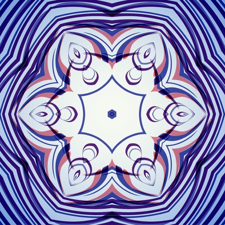 Abstract illustration, colorful background, digital composition.のイラスト素材