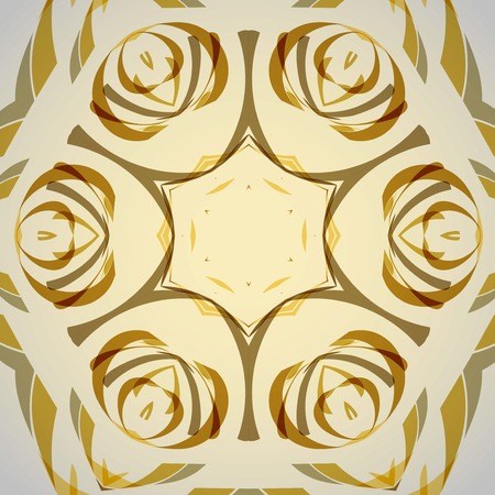 Abstract illustration, swirl background, digital composition.のイラスト素材