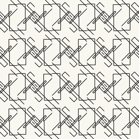 Seamless pattern, stylish background, modern texture, abstract lines.のイラスト素材