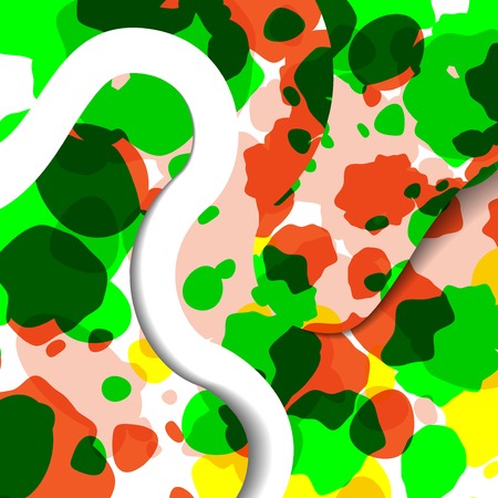 Abstract illustration, colorful textures composition.のイラスト素材