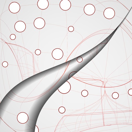 Circuit board illustration, digital composition.のイラスト素材