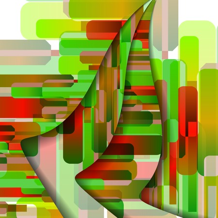 Abstract colorful illustrationのイラスト素材