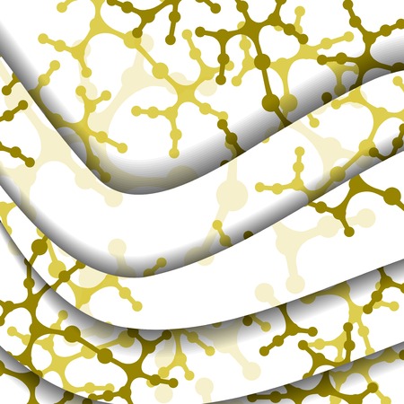 Dna colorful illustrationのイラスト素材