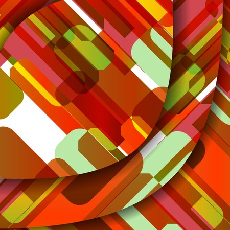 Abstract colorful illustrationのイラスト素材