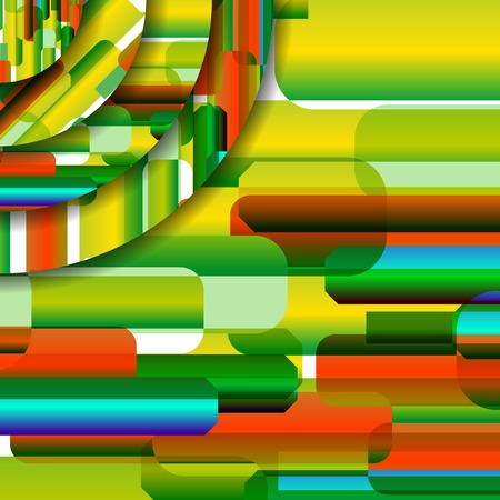 Abstract composition illustrationのイラスト素材