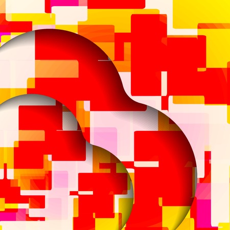 Abstract colorful illustrationのイラスト素材