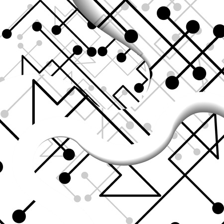 Circuit board illustration
