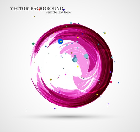 Abstract circle illustrationのイラスト素材